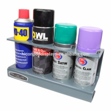Car Products Retail Shop Desktop Commercial Storage Unit 4 Holes Metal Spray Paint Can Display Rack